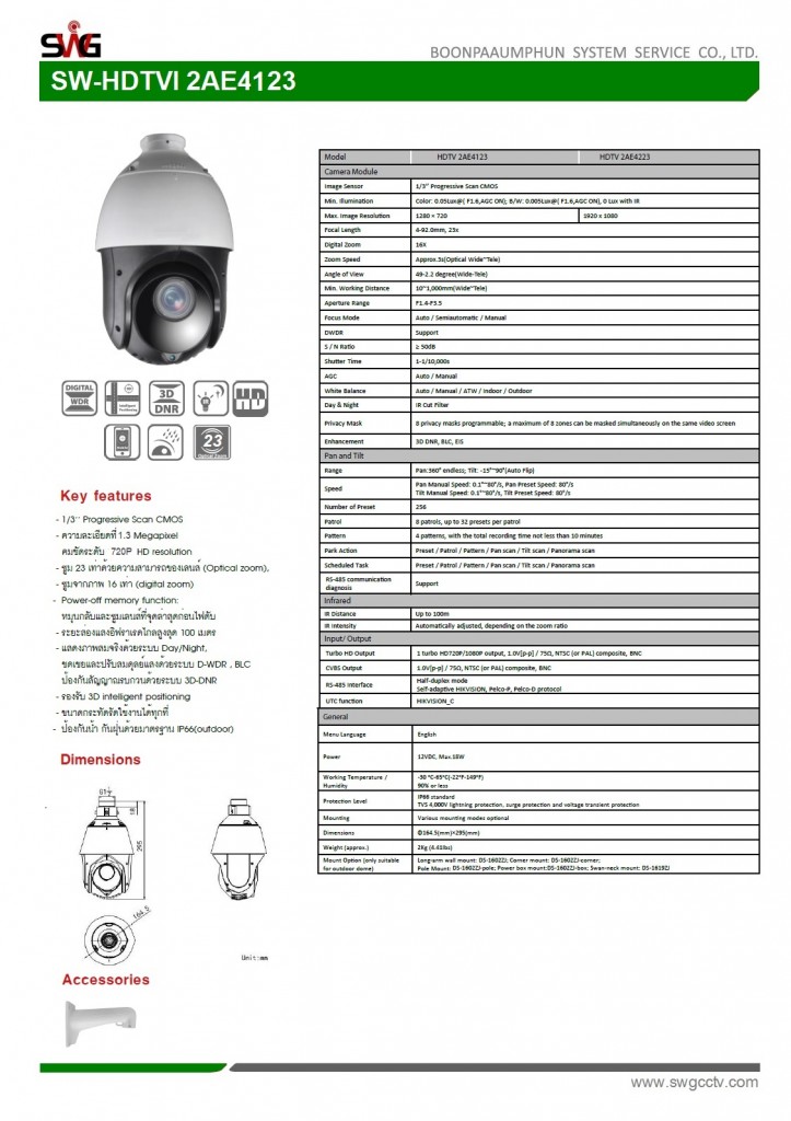 speeddome tvi 1.3mp